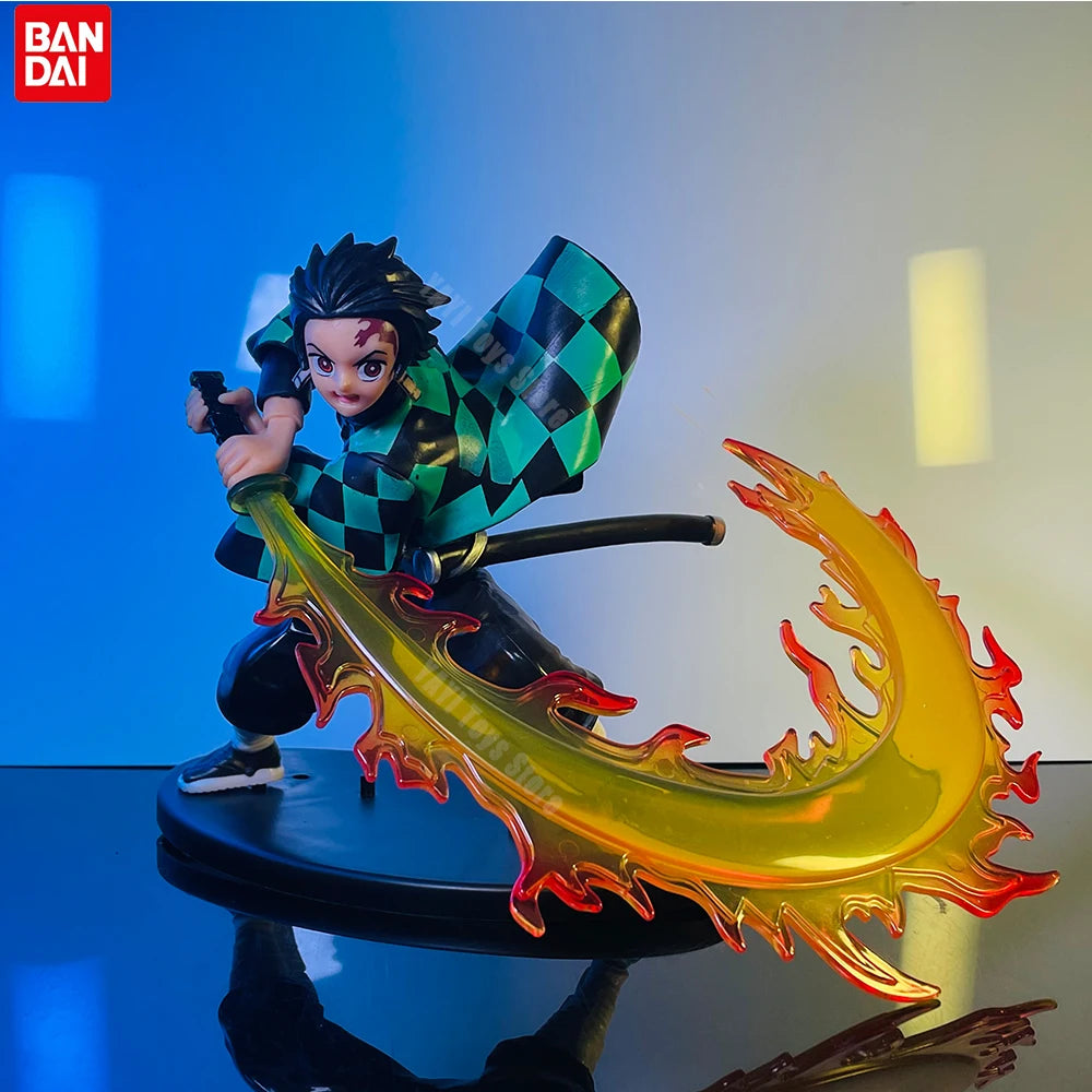 Hot Demon Slayer Anime Figure Tanjirou Agatsuma Zenitsu Kyoujurou Anime Model  Action Figure PVC collection Toy