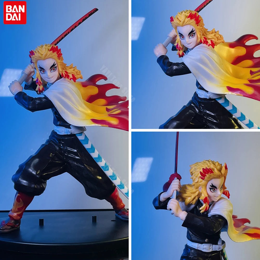 Hot Demon Slayer Anime Figure Tanjirou Agatsuma Zenitsu Kyoujurou Anime Model  Action Figure PVC collection Toy