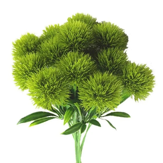 10pcs Artificial Plants Dandelion Bouquet Vases For Home Decor Fake Flowers Needlework Ornamental Flowerpot