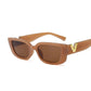 Fashion Rectangle Sunglasses  Small Frame Sun Glasses