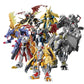 Anime Digimon Adventure War Greymon Garurumon Dukemon Action Figure Toys Collectible Model