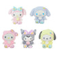 Keychain Sanrio Limited Kuromi Cinnamoroll Melody Plush Toy Doll Anime Kawaii Doll Pendant Collection