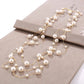 Long elegant Pearl Necklace sweater chain pendant accessories