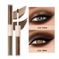 2 In 1 Stick Pearly Matte Eyeshadow Cream Smooth Nude Eye Makeup Liquid Contour Shadow Stick Waterproof Shimmer High Light Pen