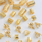 40pcs/set Mixed Hair Rings Set, Dreadlocks Beads Hair Braid Rings Clips