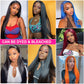 13x4 13x6 Straight Lace Front Wig HD Transparent Brazilian Human Hair Wigs For Women 360 Lace Frontal Wig 4x4 Lace Closure Wig