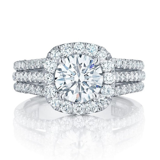 Trendy Women Rings with Brilliant Cubic Zirconia Luxury Engagement Rings