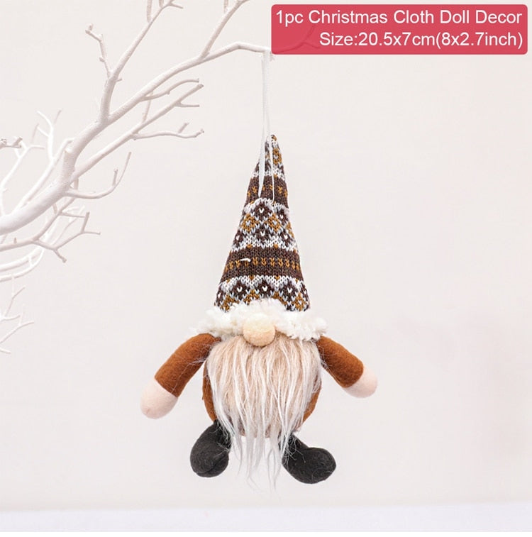 Gnome Christmas Faceless Doll Merry Christmas Decorations For Home