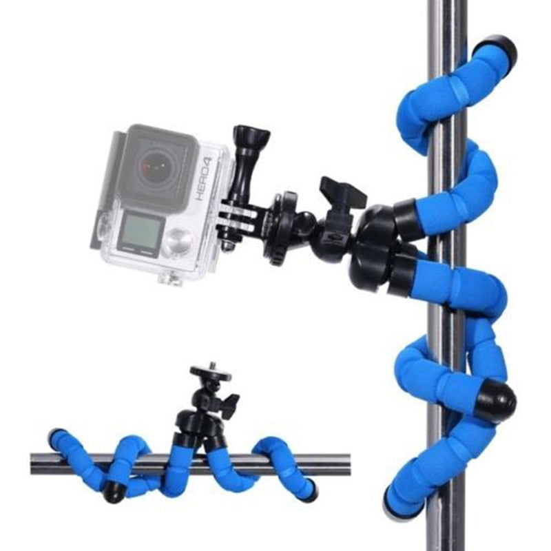 Tripod for Camera Mini Flexible Octopus Tripod for Xiaomi Huawei Phone Clip with Sponge Tripod Adjustable Cellphone Tripod