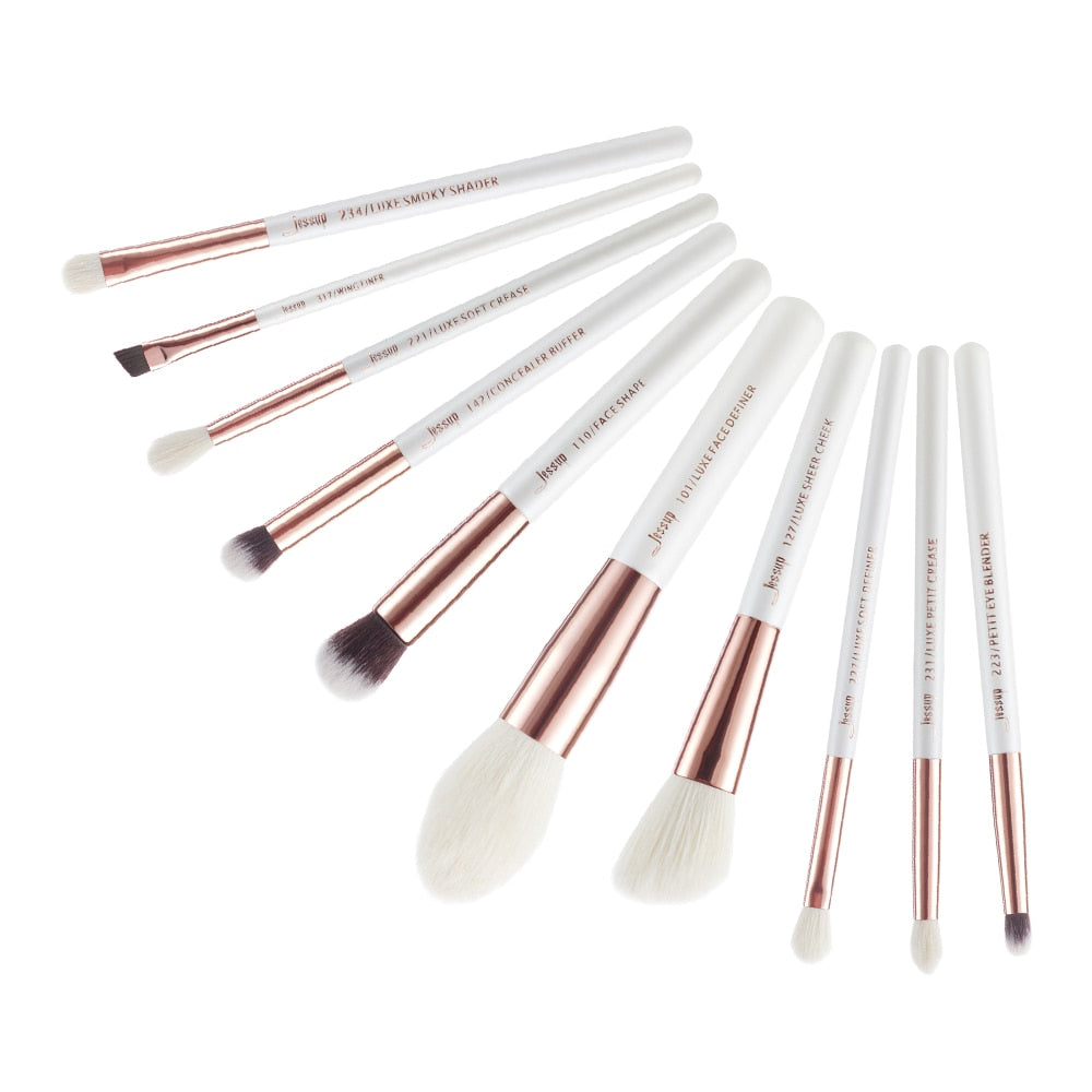 Makeup Brushes Set Pearl-White-Rose-Gold Pinceaux Maquillage Cosmetic Tools Eyeshadow Powder Definer 6-25pcs