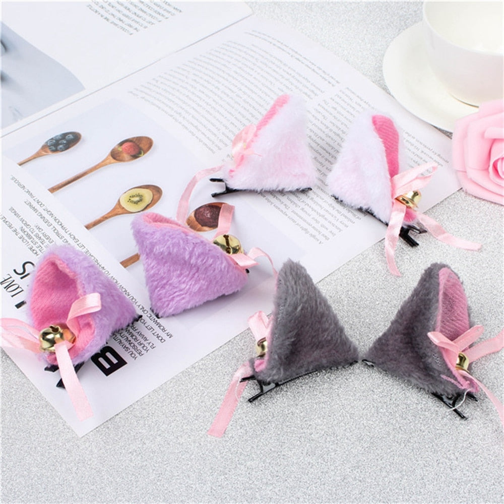 Lovely Cat Ear Hair Wear Anime Cosplay Costume Plush Hairband