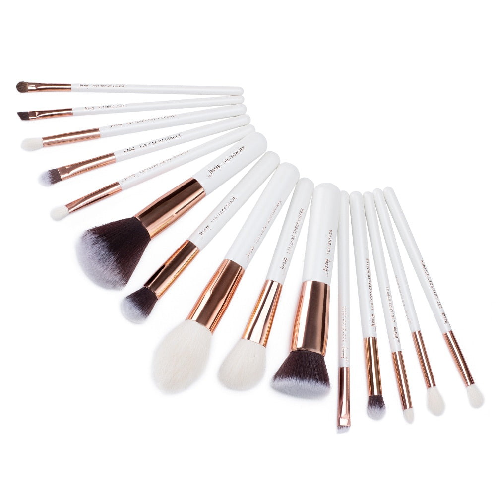 Makeup Brushes Set Pearl-White-Rose-Gold Pinceaux Maquillage Cosmetic Tools Eyeshadow Powder Definer 6-25pcs