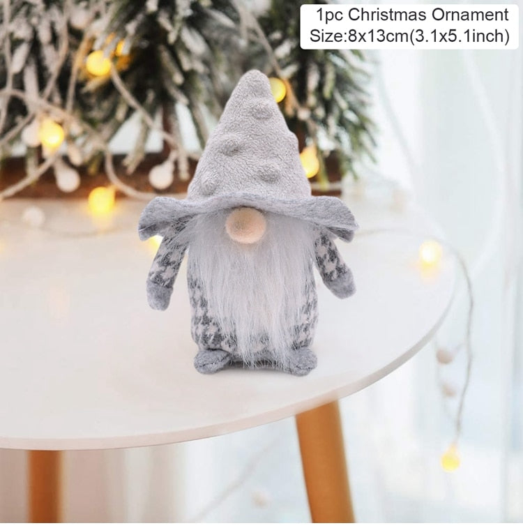 Gnome Christmas Faceless Doll Merry Christmas Decorations For Home