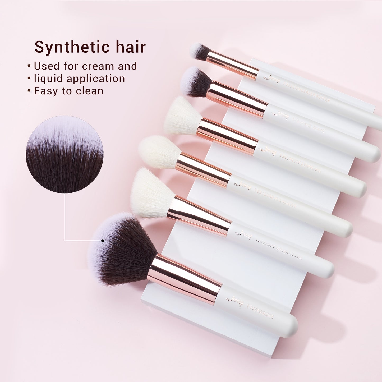 Makeup Brushes Set Pearl-White-Rose-Gold Pinceaux Maquillage Cosmetic Tools Eyeshadow Powder Definer 6-25pcs