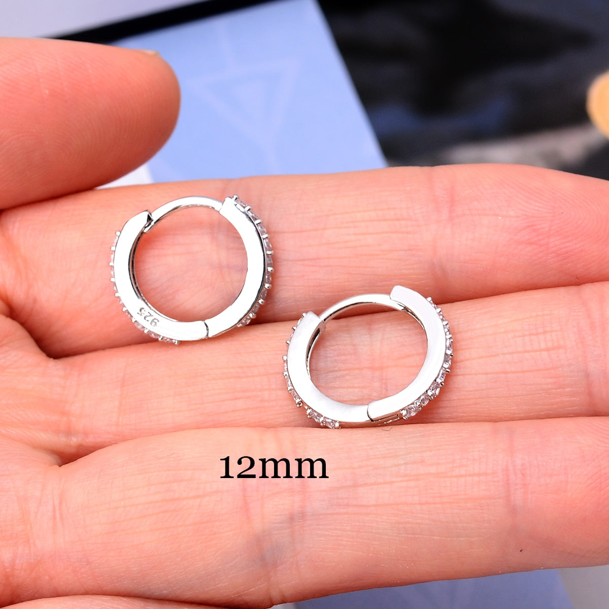 2 Pcs Rainbow Tiny Rings Cartilage Small Helix Piercing Conch Earlobe Tragus Circle