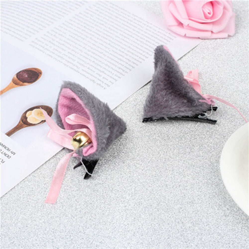 Lovely Cat Ear Hair Wear Anime Cosplay Costume Plush Hairband