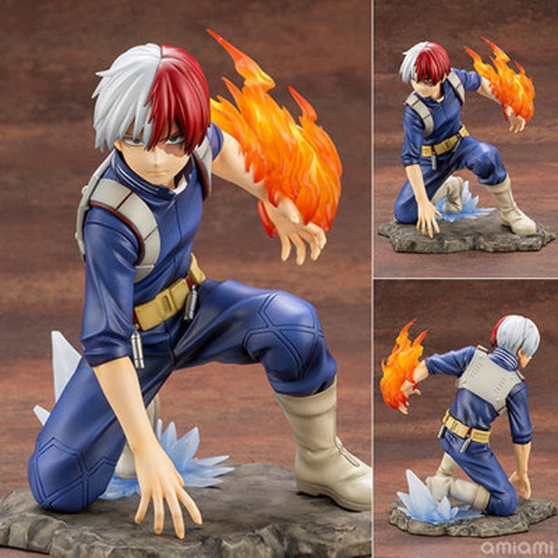 My Hero Academia Dabi Flame Boku no Hero Academia Ver. PVC Action Figure Midoriya Shoto Fighter Collect Model 19cm