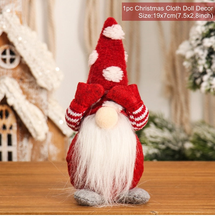 Gnome Christmas Faceless Doll Merry Christmas Decorations For Home