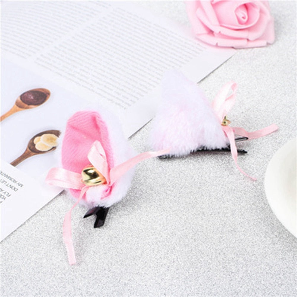 Lovely Cat Ear Hair Wear Anime Cosplay Costume Plush Hairband