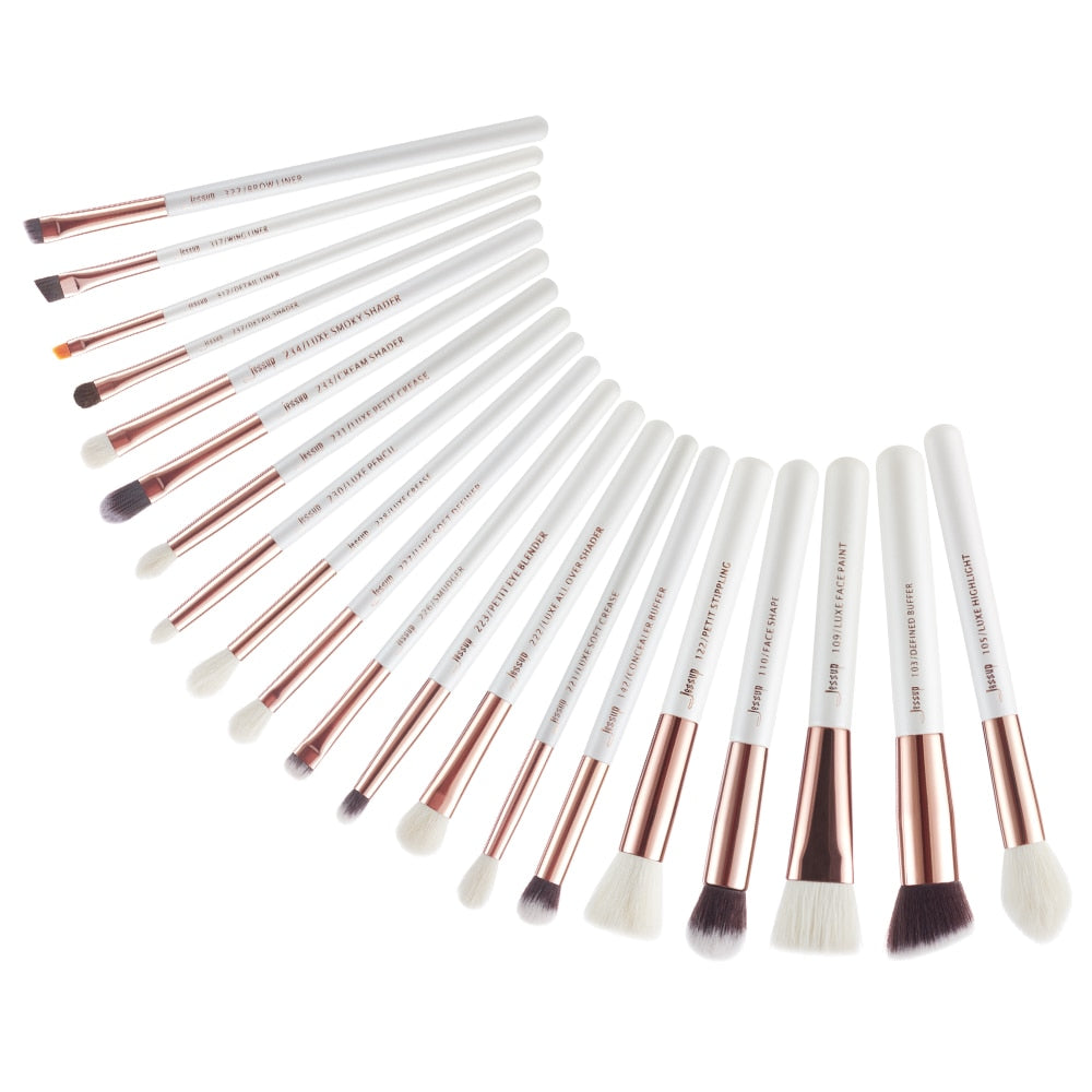 Makeup Brushes Set Pearl-White-Rose-Gold Pinceaux Maquillage Cosmetic Tools Eyeshadow Powder Definer 6-25pcs