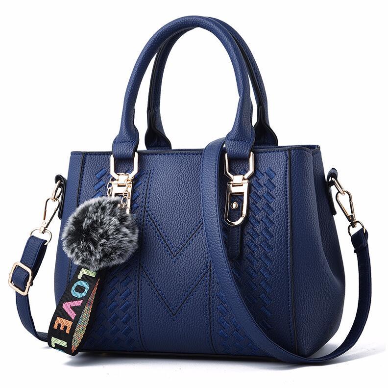 Embroidery Messenger Bags Women Leather Handbags Bags Sac a Main Ladies Hand Bag