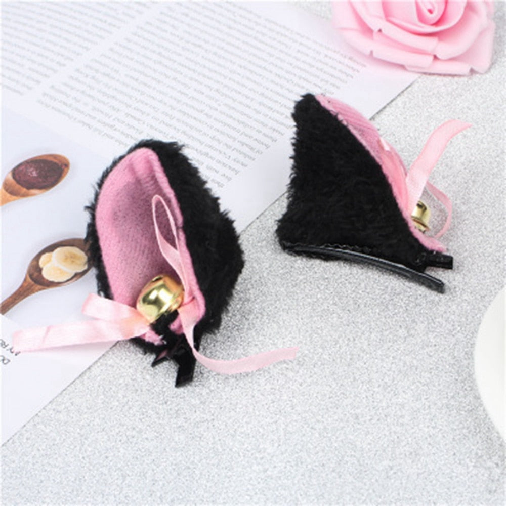 Lovely Cat Ear Hair Wear Anime Cosplay Costume Plush Hairband