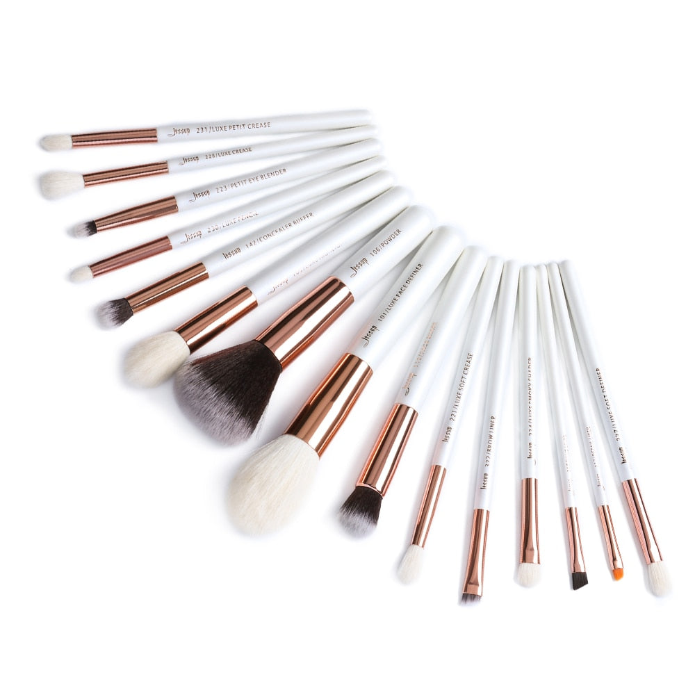 Makeup Brushes Set Pearl-White-Rose-Gold Pinceaux Maquillage Cosmetic Tools Eyeshadow Powder Definer 6-25pcs