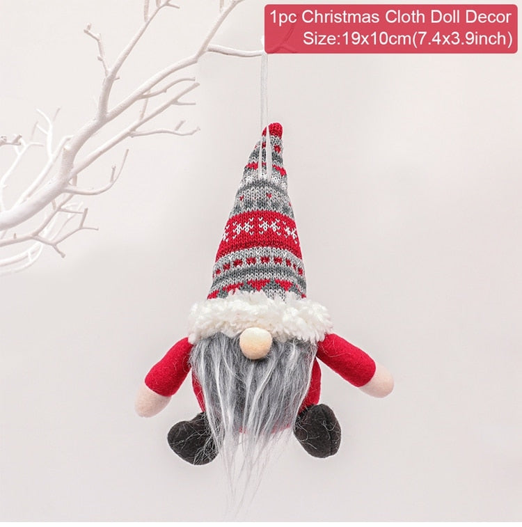 Gnome Christmas Faceless Doll Merry Christmas Decorations For Home