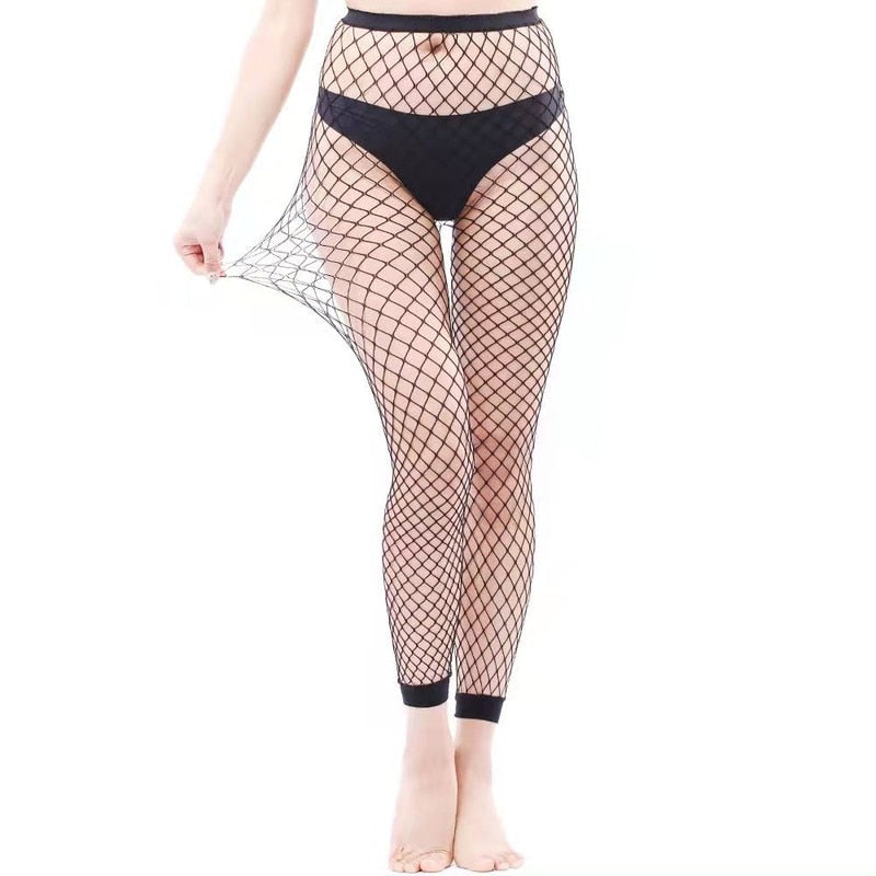 Sexy Lingerie Hollow Out Pantyhose Fishnet Hosiery Mesh Nylon Long Stockings