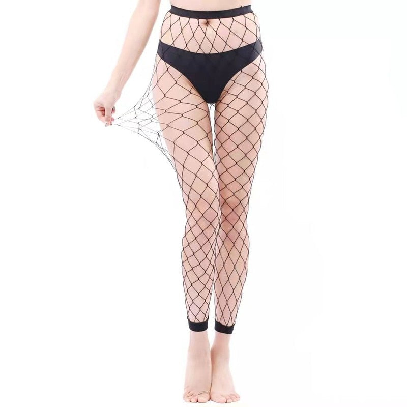 Sexy Lingerie Hollow Out Pantyhose Fishnet Hosiery Mesh Nylon Long Stockings