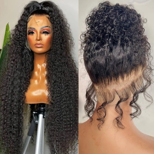 360 Full Lace Frontal Wig Human Hair Wigs Brazilian Deep Wave Frontal Wig