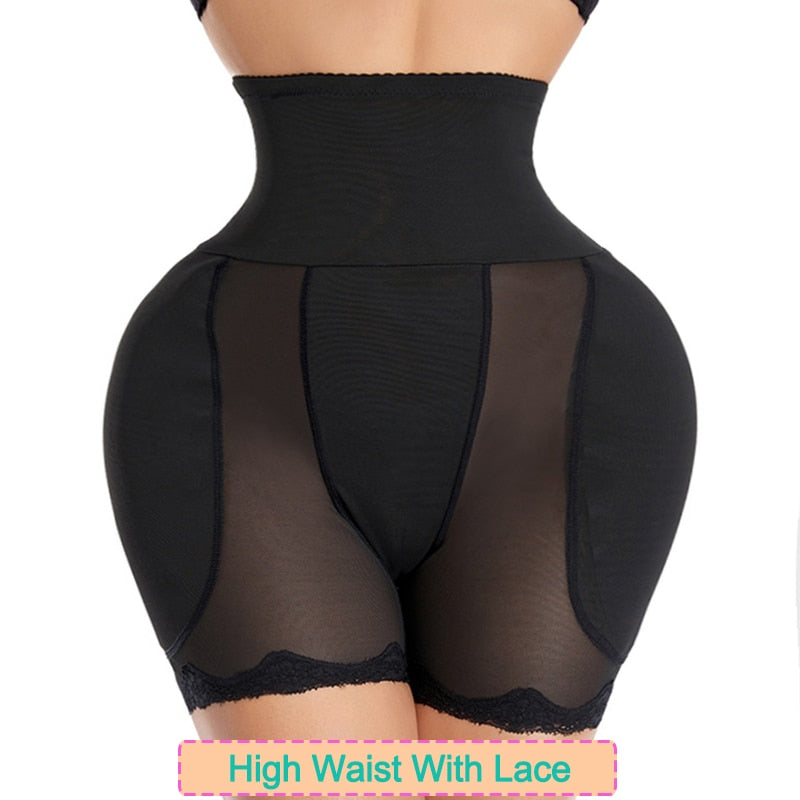 Women Hip Pads High Waist Trainer Shapewear Body Tummy Shaper Fake Ass Butt Lifter Booties Enhancer Booty Lifter Thigh Trimmer