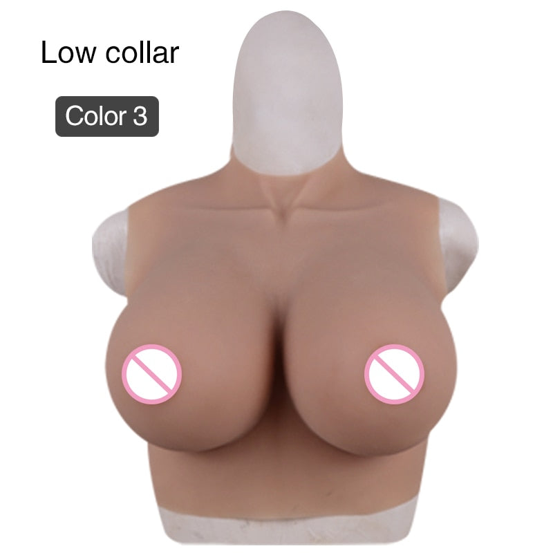 Fake Boobs Tits Enhancer Transgender Realistic Silicone Breast Forms  Sissy Drag Queen Crossdresser Breastplates