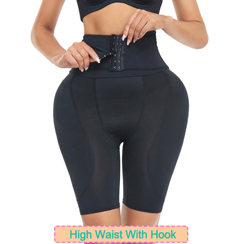 Women Hip Pads High Waist Trainer Shapewear Body Tummy Shaper Fake Ass Butt Lifter Booties Enhancer Booty Lifter Thigh Trimmer