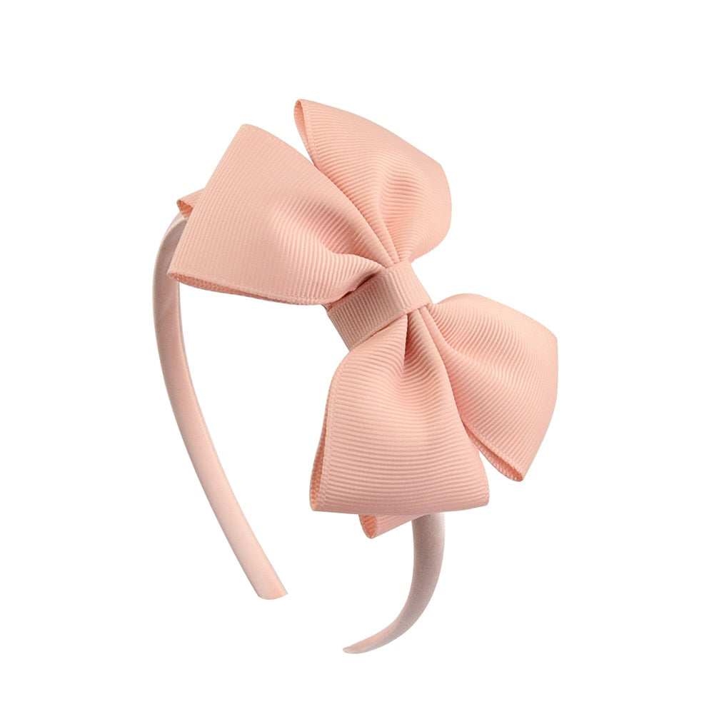 Solid Hairbands Princess Hair Accessories Lady Bowknot Ribbon Hairbands Hair Decor