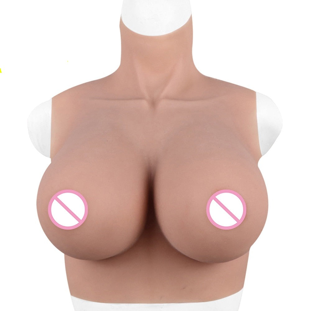 Fake Boobs Tits Enhancer Transgender Realistic Silicone Breast Forms  Sissy Drag Queen Crossdresser Breastplates