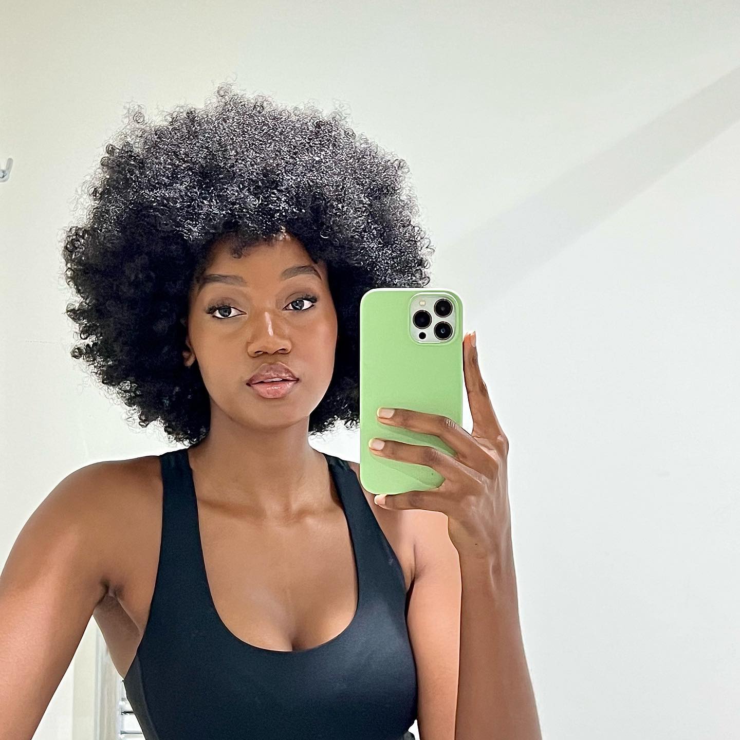 Fluffy Afro Kinky Curly Human Hair Wig With Thick Bangs For Black Women 180% Density Full Machine Hair