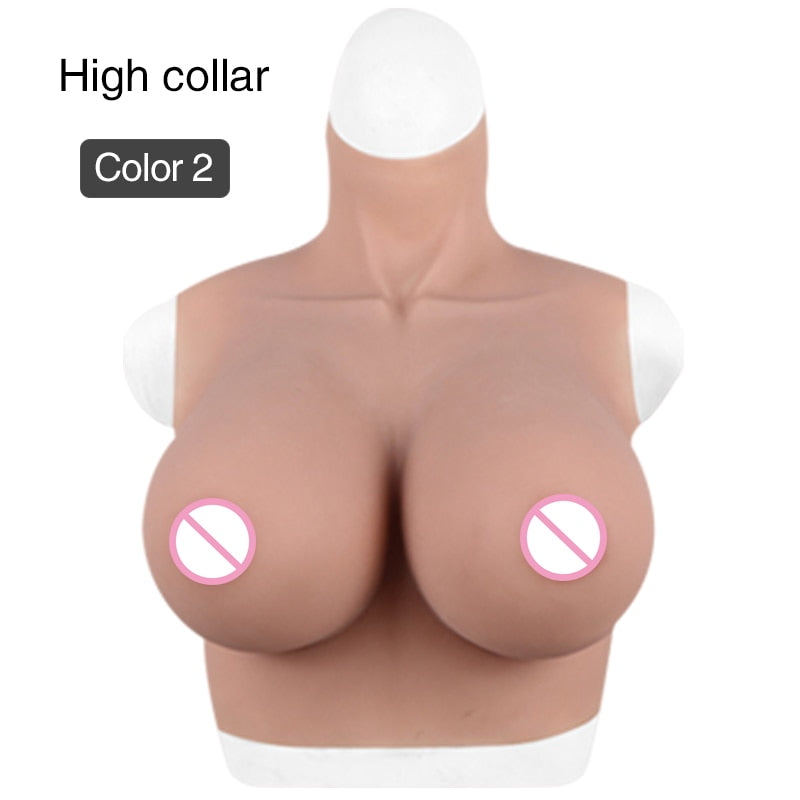 Fake Boobs Tits Enhancer Transgender Realistic Silicone Breast Forms  Sissy Drag Queen Crossdresser Breastplates