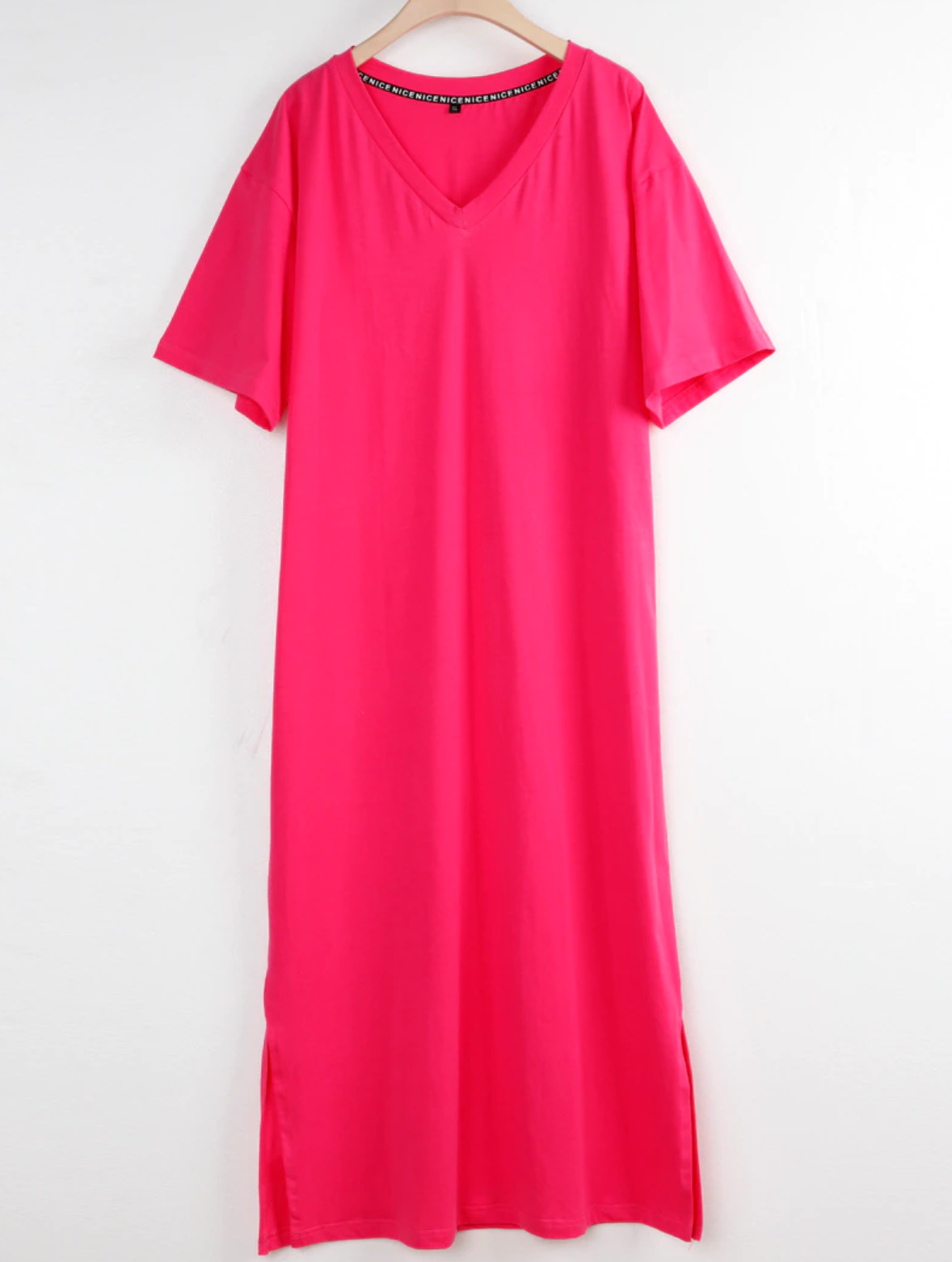 Oversized V Neck Plus Size Women Maxi Dress 4xl 5xl 6xl 7xl 8xl 9xl 10xl