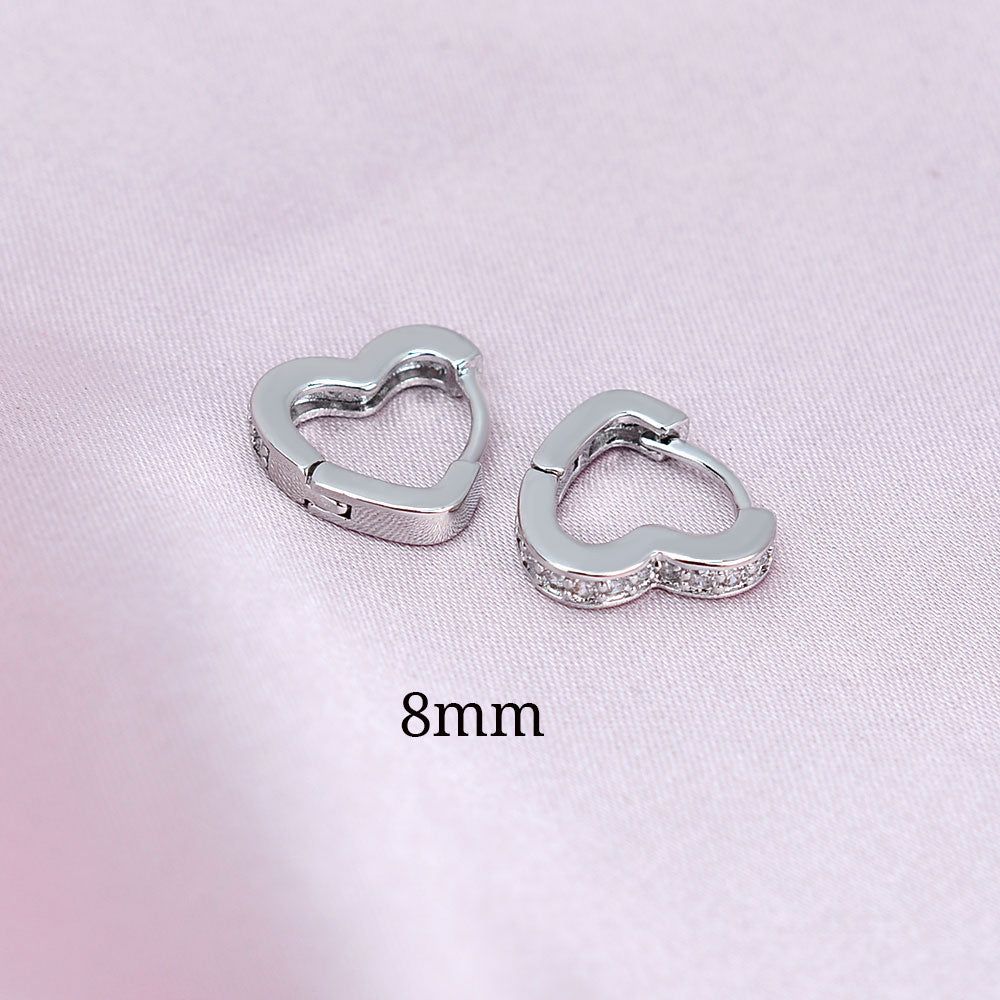 2 Pcs Rainbow Tiny Rings Cartilage Small Helix Piercing Conch Earlobe Tragus Circle