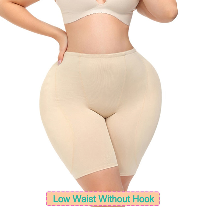 Women Hip Pads High Waist Trainer Shapewear Body Tummy Shaper Fake Ass Butt Lifter Booties Enhancer Booty Lifter Thigh Trimmer