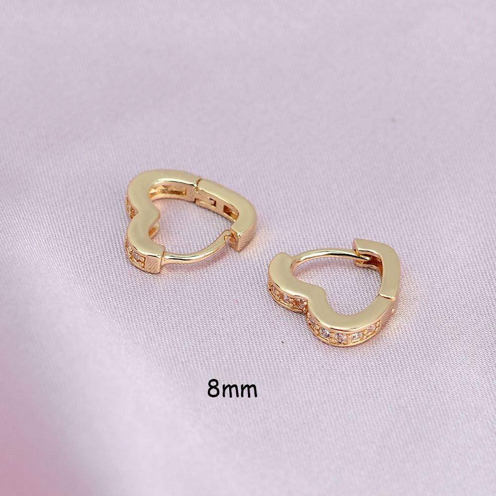 2 Pcs Rainbow Tiny Rings Cartilage Small Helix Piercing Conch Earlobe Tragus Circle