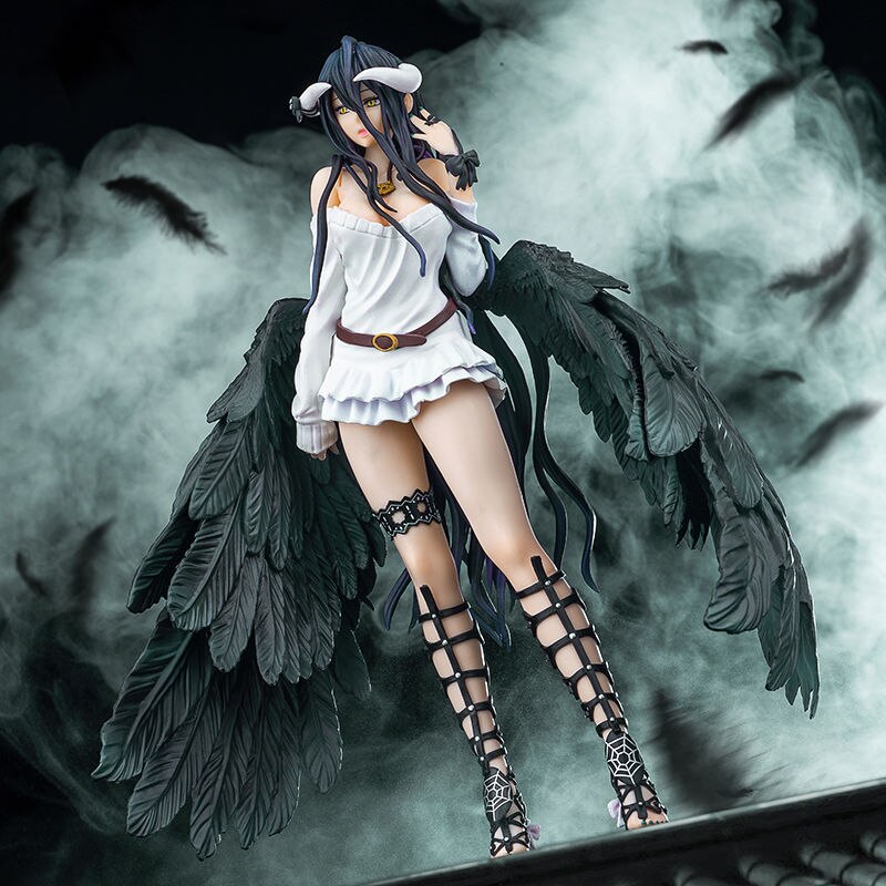 Overlord III Figure Albedo So-Bin Figure Anime Overlord Albedo Action Figure Albedo Figurine Ainz Ooal Gown Figure Toys 21cm