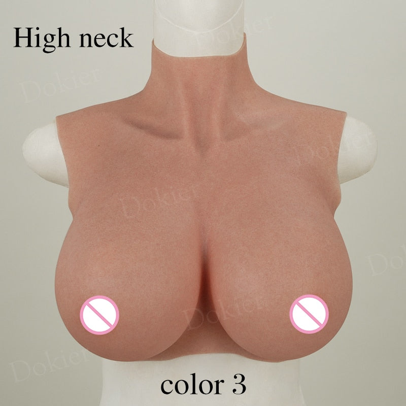 Realistic Silicone Breast Forms Fake Boobs Tits Shemale Transgender Sissy Drag Queen Crossdresser Breastplates Cosplay