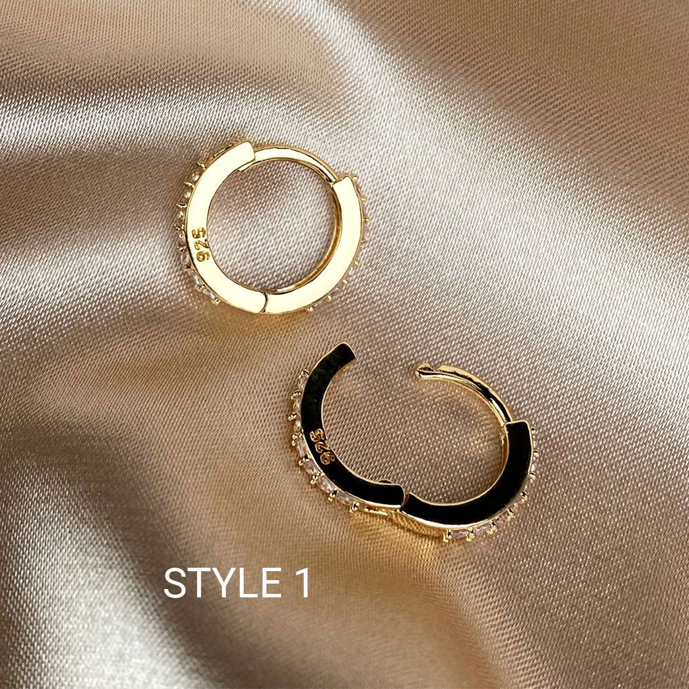 2 Pcs Rainbow Tiny Rings Cartilage Small Helix Piercing Conch Earlobe Tragus Circle